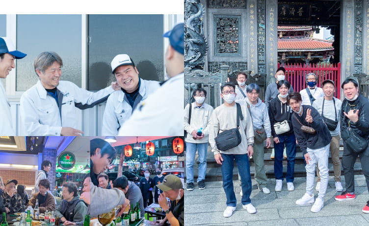 (01)アットホームな社風で、みんなの仲が良い!